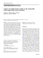 Capture of unstable protein complex on the streptavidin-coated single-walled carbon nanotubes