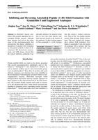 Inhibiting and reversing amyloid-beta peptide (1-40) fibril formation with gramicidin S and engineered analogues