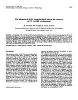 The influence of tRNA located at the P-site on the turnover of EF-Tu·GTP on ribosomes