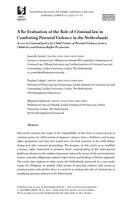A re-evaluation of the role of criminal law in combating parental violence in the Netherlands