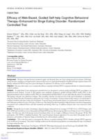 Efficacy of web-based guided self-help cognitive behavioral therapy-enhanced for binge eating disorder