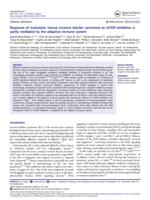 Response of metastatic mouse invasive lobular carcinoma to mTOR inhibition is partly mediated by the adaptive immune system