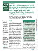 Effects of exercise and physical activity promotion: meta-analysis informing the 2018 EULAR recommendations for physical activity in people with rheumatoid arthritis, spondyloarthritis and hip/knee osteoarthritis