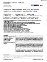 Choledochal malformations in adults in the Netherlands