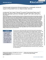 Fetal/neonatal alloimmune thrombocytopenia: a systematic review of impact of HLA-DRB3*01:01 on fetal/neonatal outcome