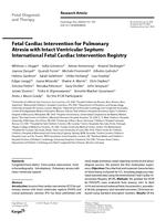 Fetal cardiac intervention for pulmonary atresia with intact ventricular septum