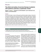 The effect and safety of exercise therapy in patients with systemic sclerosis: a systematic review