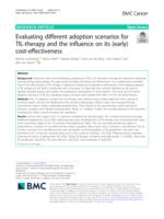 Evaluating different adoption scenarios for TIL-therapy and the influence on its (early) cost-effectiveness