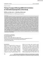 Timing of surgery following SARS-CoV-2 infection