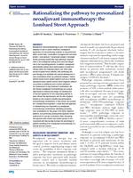 Rationalizing the pathway to personalized neoadjuvant immunotherapy