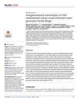 Intergenerational transmission of child maltreatment using a multi-informant multi-generation family design