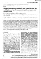 Cytokine-induced hematopoietic stem and progenitor cell mobilization: unraveling interactions between stem cells and their niche