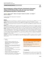 Representativeness of phase III trial for osimertinib in pretreated advanced EGFR-mutated non-small-cell lung cancer patients and treatment outcomes in clinical practice