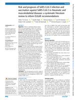 Risk and prognosis of SARS-CoV-2 infection and vaccination against SARS-CoV-2 in rheumatic and musculoskeletal diseases