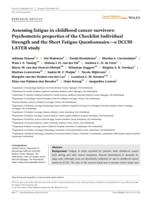 Assessing fatigue in childhood cancer survivors