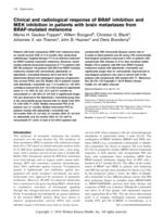 Clinical and radiological response of BRAF inhibition and MEK inhibition in patients with brain metastases from BRAF-mutated melanoma