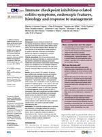 Immune checkpoint inhibition-related colitis: symptoms, endoscopic features, histology and response to management