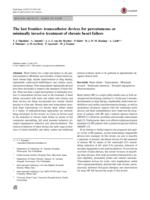 The last frontier: transcatheter devices for percutaneous or minimally invasive treatment of chronic heart failure