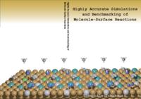 Highly accurate simulations and benchmarking of molecule-surface reactions