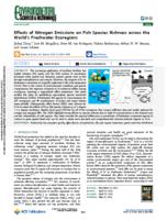 Effects of nitrogen emissions on fish species richness across the world’s freshwater ecoregions