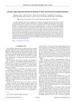 Interface shape dependent interference patterns of NbSe2 heterostructure Josephson junctions