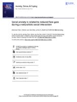 Social anxiety is related to reduced face gaze during a naturalistic social interaction