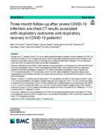 Three-month follow-up after severe COVID-19 infection