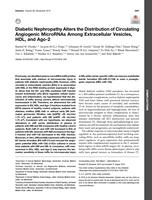 Diabetic nephropathy alters the distribution of circulating angiogenic microRNAs among extracellular vesicles, HDL, and ago-2