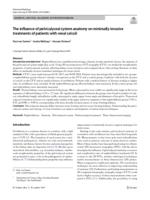 The influence of pelvicalyceal system anatomy on minimally invasive treatments of patients with renal calculi