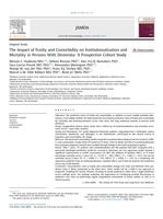 The impact of frailty and comorbidity on institutionalization and mortality in persons with dementia