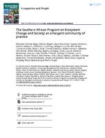 The Southern African Program on Ecosystem Change and Society