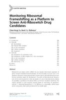 Monitoring ribosomal frameshifting as a platform to screen anti-riboswitch drug candidates