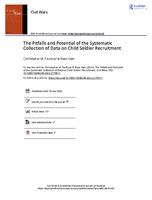 The pitfalls and potential of the systematic collection of data on child soldier recruitment