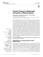 Toward testing for multimodal perception of mating signals