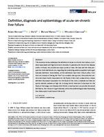 Definition, diagnosis and epidemiology of acute-on-chronic liver failure