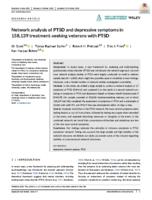 Network analysis of PTSD and depressive symptoms in 158,139 treatment-seeking veterans with PTSD