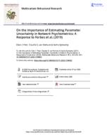 On the importance of estimating parameter uncertainty in network psychometrics