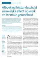 Afboeking bijstandsschuld nauwelijks effect op werk en mentale gezondheid