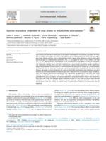 Species-dependent responses of crop plants to polystyrene microplastics