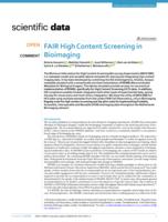 FAIR high content screening in bioimaging