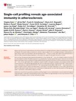 Single-cell profiling reveals age-associated immunity in atherosclerosis