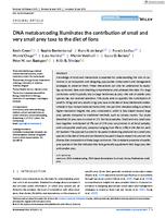 DNA metabarcoding illuminates the contribution of small and very small prey taxa to the diet of lions