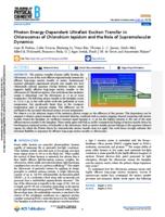 Photon energy-dependent ultrafast exciton transfer in chlorosomes of Chlorobium tepidum and the role of supramolecular dynamics