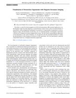 Visualization of metasurface eigenmodes with magnetic resonance imaging