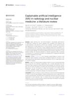 Explainable artificial intelligence (XAI) in radiology and nuclear medicine: a literature review