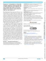 Response to: 'Correspondence on 'Historically controlled comparison of glucocorticoids with or without tocilizumab versus supportive care only in patients with COVID-19-associated cytokine storm syndrome: results of the CHIC study'' by Calvo-Aranda et al