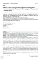 eHealth-based psychosocial interventions for adults with insomnia: systematic review and meta-analysis of randomized controlled trials