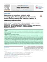 Myoclonus in comatose patients with electrographic status epilepticus after cardiac arrest