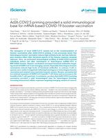 Ad26.COV2.S priming provided a solid immunological base for mRNA-based COVID-19 booster vaccination