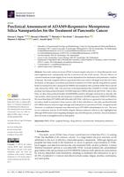 Preclinical assessment of ADAM9-responsive mesoporous silica nanoparticles for the treatment of pancreatic cancer